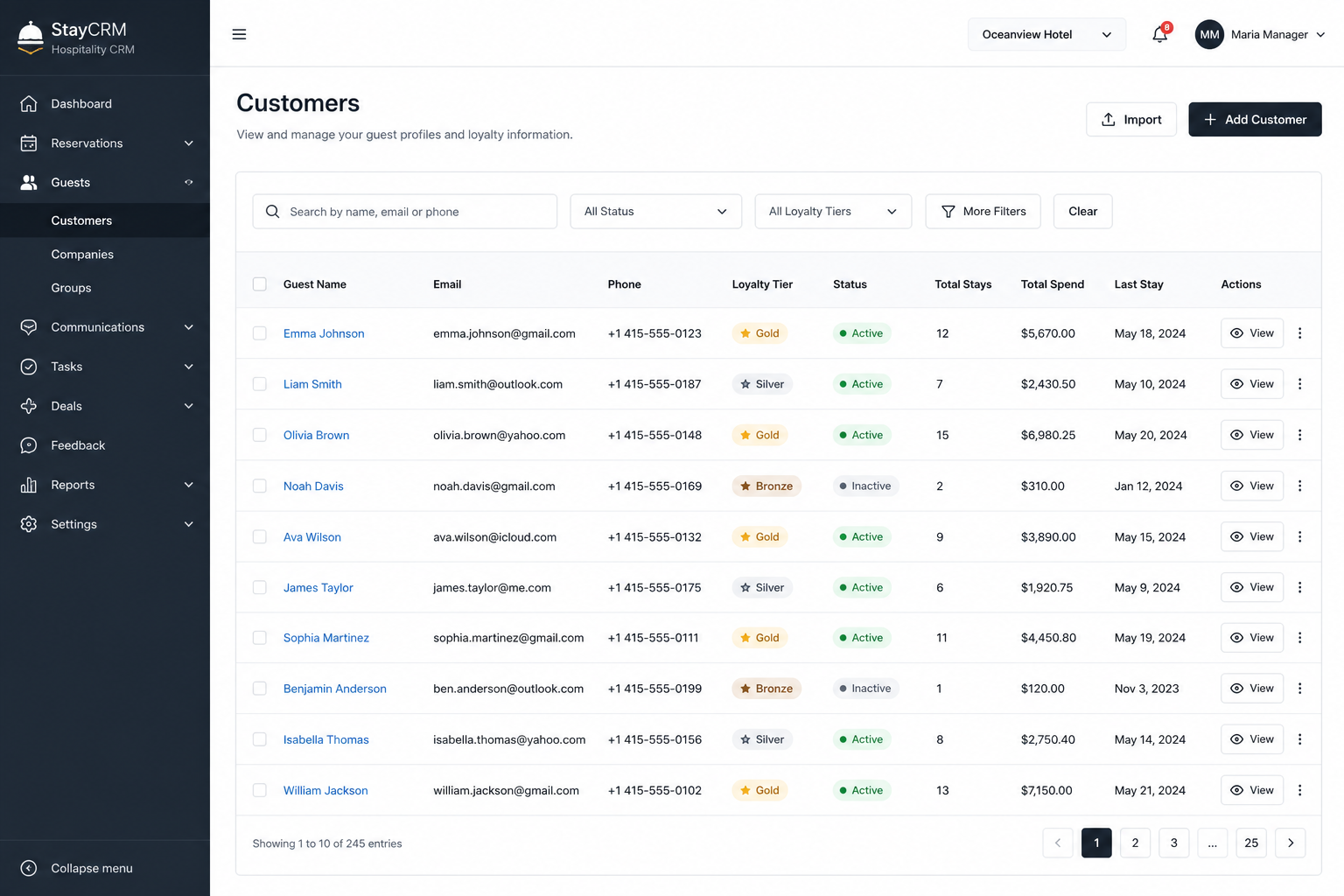 Customer CRM